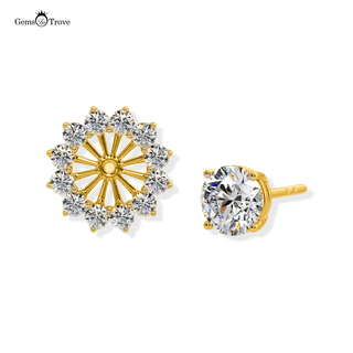 Floral Extendable Diamond Studs