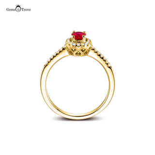Diamond and Ruby Ring Glamour