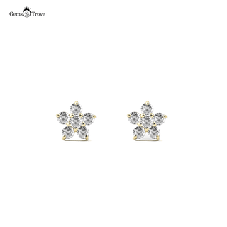 Diamond Star Stud Earrings