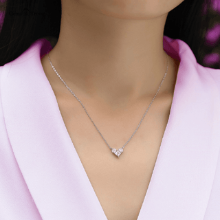 Heart Moissanite Pendant Necklace