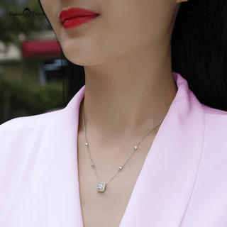 Moissanite Solitaire Pendant