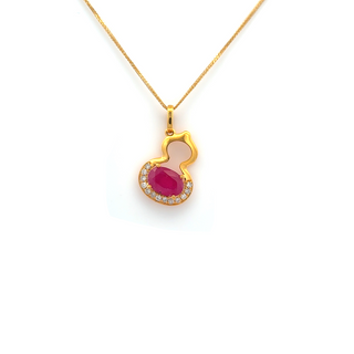 Petite Ruby Charm Pendant
