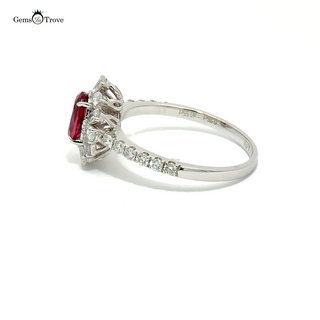 Heirloom ruby jewelry with natural diamonds