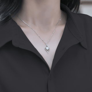 Moissanite timeless simple Pendant Necklace