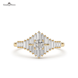 Art Deco Baguette Diamond Ring