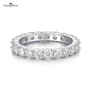 Timeless Moissanite Eternity Band