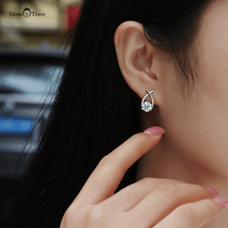 Luxury Moissanite Stud Earrings