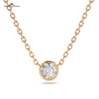 Classic Solitaire Diamond Necklace