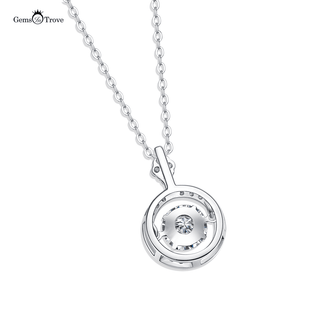 Moissanite Dancing Stone Necklace