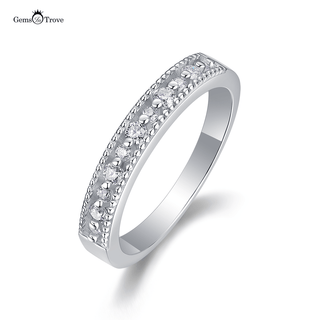 Delicate Moissanite Eternity Band