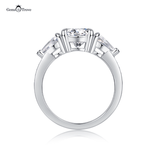 Triple Brilliance Moissanite Ring