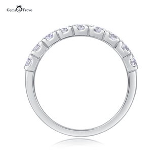 Elegant Moissanite Silver Ring