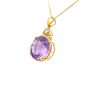 Amethyst Regal Round Pendant