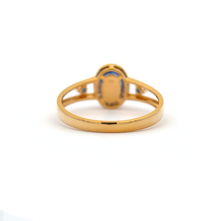 Royal Crest Sapphire Diamond Ring