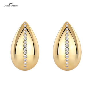 Teardrop Moissanite Earrings
