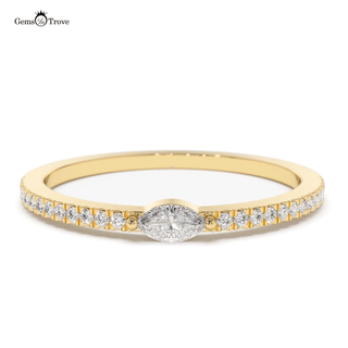 Marquise Diamond Solitaire Ring