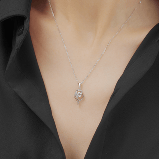 Moissanite Love Forever Pendant Necklace