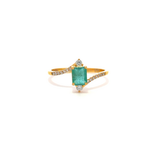 Emerald Grace Élitaire Ring