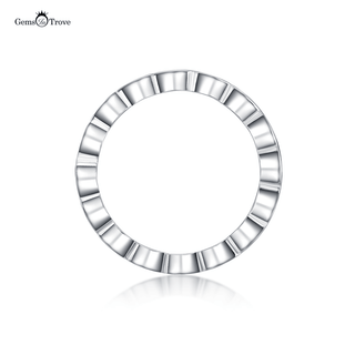 Moissanite Eye Eternity Band