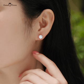 Brilliant Moissanite Stud Earrings