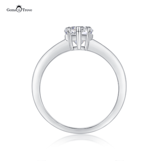 Heart’s Embrace Moissanite Ring