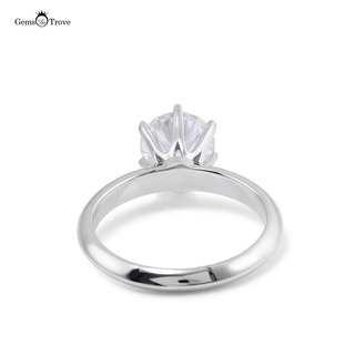 FOREVER MOISSANITE 6 PRONG RING