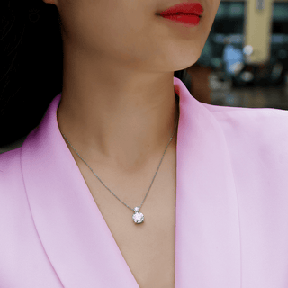 Celestial Charm Moissanite Pendant