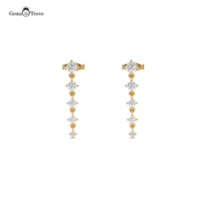 Elegant Diamond Drop Earrings