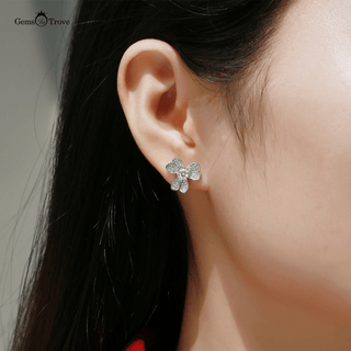 Moissanite Petals Earrings