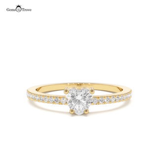 Elegant Diamond Heart Ring