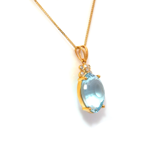 Marquise Topaz Radiance Pendant