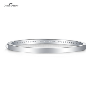 Moissanite Bezel Bangle