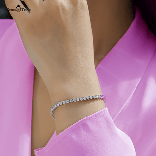 Brilliant Moissanite Tennis Bracelet