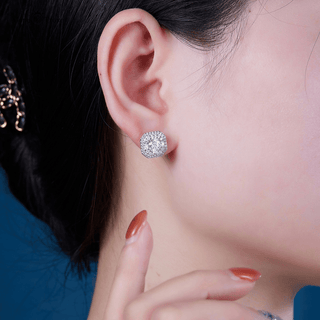 Orecchini di Lusso Moissanite Studs