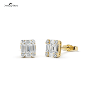 Illusion Setting Diamond Studs