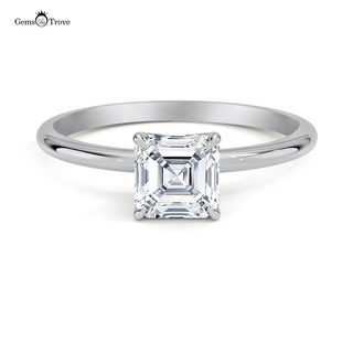 Asscher Eternal Love Story Ring