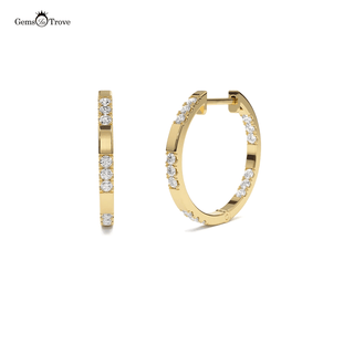 Elegant trio sets Diamond Hoop