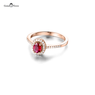 Diamond and Ruby Ring Glamour