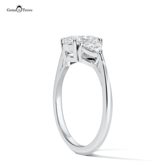 Radiant Symphony Three Stone Ring