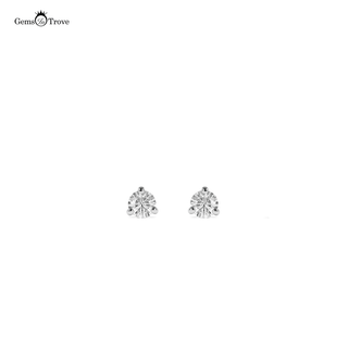 3 Prong Mini Diamond Studs