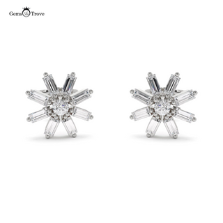 Radiant Starburst Diamond Studs