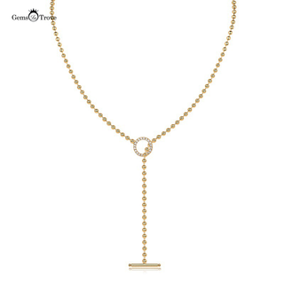 Moissanite Toggle Necklace