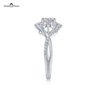 Blooming Moissanite Troves Ring
