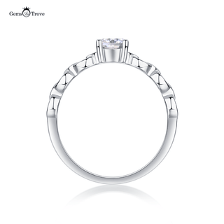 Chain Design Moissanite Ring