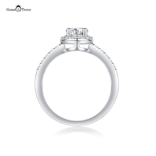 Opulent Oval Moissanite Ring