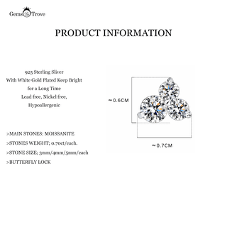 Mickey Mouse Inspired Moissanite Studs