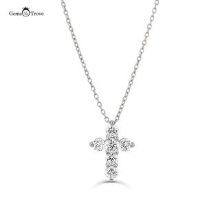 Diamond Cross Pendant Necklace