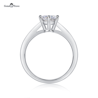 Radiant Solitaire Moissanite Ring