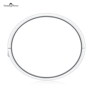 Moissanite Bezel Bangle