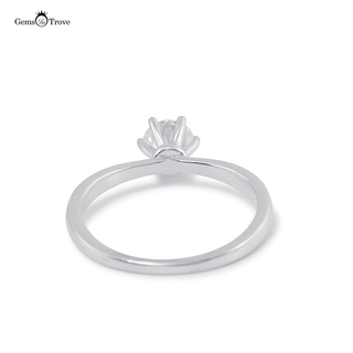 Classic Solitaire moissanite ring